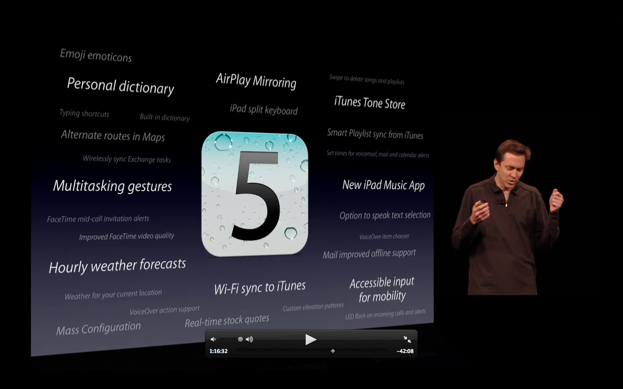 iOS 5 Webアプリのスクロール