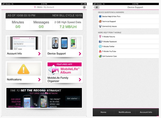 T-Mobile My Account App Now Available For iOS
