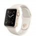 38mm Gold Aluminum Case with Antique White Sport Band