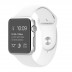 42mm Silver Aluminum Case with White Sport Band