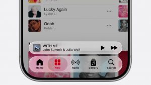 iOS 27 Liquid Glass controls and interface refinements shown during WWDC 2026.