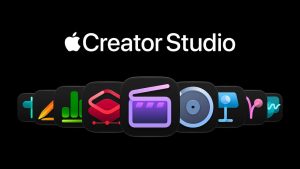 Apple Creator Studio apps shown across Apple devices